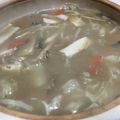 papikun's cooksnap of when they made 鮭と野菜のにんにくバター味噌汁石狩鍋風.