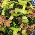 Remtan's cooksnap of when they made 牛肉とターサイのオイスターソース炒め.