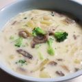 気まぐれ♡雨おんな's cooksnap of when they made じゃが芋とマッシュルームのミルクスープ.