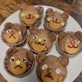クックGQUFX5☆'s cooksnap of when they made クマフィン♡HMでチョコバナナマフィン.