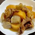 ☆あいちゃん's cooksnap of when they made 大根消費！圧力鍋で時短！牛筋大根.