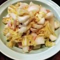 ばたみそーぱん☆'s cooksnap of when they made 簡単副菜☆白菜とハムのサラダ.