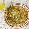 pali's cooksnap of when they made ごぼうとにんにくのガレット.