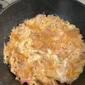 shibuyt428's cooksnap of when they made 玉ねぎトロッ♪かまぼこの卵とじ！木の葉丼.