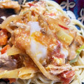 あたむ❤189's cooksnap of when they made トマトとチーズのとろとろ卵イタリアン豚丼.