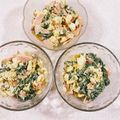 みぽぽ37's cooksnap of when they made 春菊とゆで卵のサラダ.