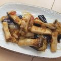 きらり流れ星's cooksnap of when they made なすときのこのチリソース煮.