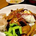 とろろ☆'s cooksnap of when they made 温玉麻婆茄子丼.