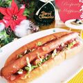 ゆるмαмα's cooksnap of when they made 茹でキャベツとウインナーのサンドイッチ.