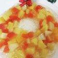 roll21's cooksnap of when they made 簡単！リース型フルーツゼリー♪クリスマス.