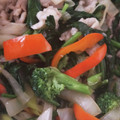 re_ni's cooksnap of when they made 簡単！豚肉とほうれん草の甘辛炒め.