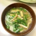 azbjbn's cooksnap of when they made 春菊好きのための春菊の味噌汁.