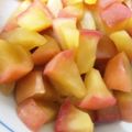マネキアル's cooksnap of when they made レンジで簡単★角切りリンゴの甘煮.
