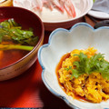 ももいろふらみんご's cooksnap of when they made 食用菊(もってのほか)の酢の物★.