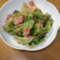 たちんぺ's cooksnap of when they made 捨てないで！！3分で簡単♡レタスの外側っ.