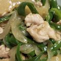 ビビとさっちん's cooksnap of when they made 豚肉とピーマンと玉ねぎの甘みそ炒め.