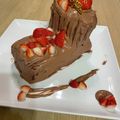 なみなえ's cooksnap of when they made チョコレートのロールケーキ.