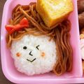 こはるママ♡'s cooksnap of when they made 簡単☆焼きそば♡女の子弁当♡キャラ♡遠足.