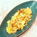 なつき☆ミ's cooksnap of when they made キャベツと魚ニソ卵のお好みソース炒め.