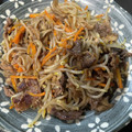 ＭＩ−ＳＡＮ's cooksnap of when they made 牛肉ともやしのオイスターソース炒め.