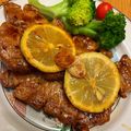 103クロミ's cooksnap of when they made ガーリックレモン醤油のポークソテー.