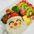BuuuRinTai's cooksnap of when they made サンタ＊トナカイ＊Xmasキャラ弁.