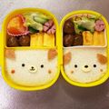 Chaaa_room's cooksnap of when they made わんちゃんサンドイッチ＊キャラ弁にも♪.