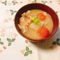 yesmama's cooksnap of when they made 味噌粕汁.