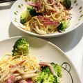 F代さん's cooksnap of when they made ベーコンと玉ねぎのクリームチーズパスタ♡.