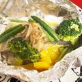 みなとのまんま's cooksnap of when they made 彩り野菜で鮭のホイル焼き.