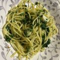 レイ・ヨシコ's cooksnap of when they made 春菊の柚子胡椒パスタ.
