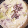 MEME72's cooksnap of when they made ＊材料2つ＊豚こまとキャベツのクリーム煮.