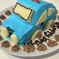 いっちと圭くんママ's cooksnap of when they made 誕生日。車のケーキ。.