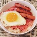 あーこ姐's cooksnap of when they made 朝食には贅沢な目玉焼き丼！！.