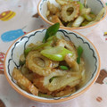 赤い電話's cooksnap of when they made ちくわと長ネギのマヨカレー炒め.