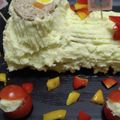 レインボー。's cooksnap of when they made クリスマスケーキ風ミートローフ.