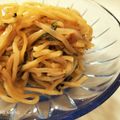 こうさた's cooksnap of when they made 簡単＊焼きそばアレンジ＊ガリバタ醤油.