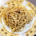 ひな＊ゆな＊れなママ's cooksnap of when they made ツナ☆バター醤油の和風パスタ.