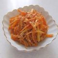 きらり流れ星's cooksnap of when they made ポリ袋で簡単！にんじんのごま和え.