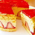 ☆みちよちゃん☆'s cooksnap of when they made いちごのケーキ・フレジェ.