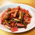 はっち～♪'s cooksnap of when they made 小松菜の茎の漬け物.