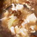 ふぁんころ's cooksnap of when they made なめこと崩し豆腐のかき玉あんかけスープ.