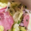 クックX1IEX8☆'s cooksnap of when they made 一人暮らしずぼらサラダverスモークタン.