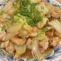 ねみねみ's cooksnap of when they made 鶏もも肉と白菜のオイスターソース炒め.