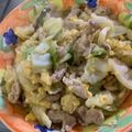なおみんちょる☆'s cooksnap of when they made 超とろとろ♬「豚バラキャベツあんかけ」♬.