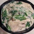 しらたまこむぎ's cooksnap of when they made 鶏胸肉一枚！とほうれん草の味噌クリーム煮.