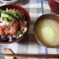 violets's cooksnap of when they made ◎玉ねぎとジャガイモのお味噌汁.
