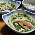 そろそろねんね's cooksnap of when they made もずくときゅうりポン酢あえ.