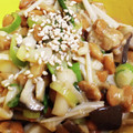 ブランシュkuu's cooksnap of when they made 簡単！副菜♪納豆としめじのごま和え♪.