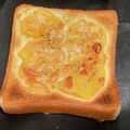 クックM6DK2O☆'s cooksnap of when they made 柿チー♥トースト.